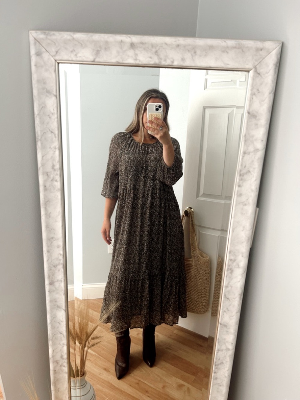 Sage Green Midi Dress